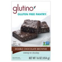 Glutino Double Chocolate Brownie Mix, 16 Ounce -- 6 per case.
