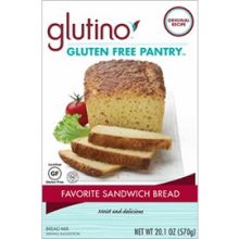 Glutino Favorite Sandwich Bread Mix, 20.1 Ounce -- 6 per case.
