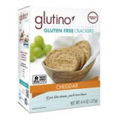 Glutino Cheddar Crackers, 4.4 Ounce -- 6 per case.