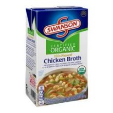 Swanson Certified Organic Chicken Broth, 32 Ounce -- 12 per case.