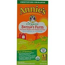 Annies Homegrown Organic Bernies Farm Mac and Cheese Shapes, 6 Ounce -- 12 per case