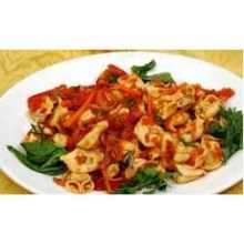 Carlas Precooked Tortelloni 6 Cheese Pasta, 3 Pound -- 2 per case.
