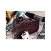 Love and Quiches Sweet Temptation Chocolate Cake, 10 inch -- 2 per case.