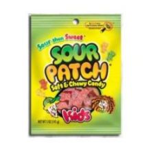 Cadbury Adams Sour Patch Kids Soft and Chewy Candy, 8 Ounce -- 12 per case.