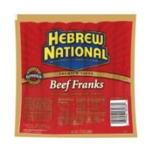 Conagra Hebrew National Beef Frank, 5 Pound -- 4 per case.