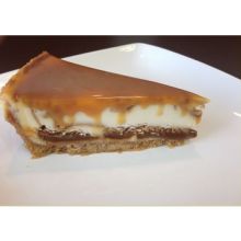 Mikes Pies Sea Salt Caramel Cheesecake, 64 Ounce -- 2 per case.