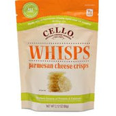 Cello Whisps Parmesan Cheese Crisps, 2.12 Ounce -- 12 per case.
