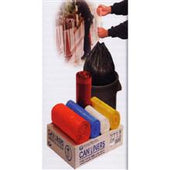 High Density Institutional Trash Can Liner - Natural Film, For 7 Gallon Can, 22 X 20 Inch, 50 Roll Per Bag -- 2000 Per Case.