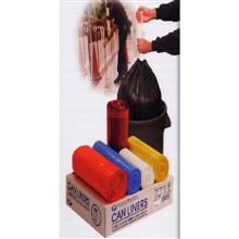 High Density Institutional Trash Can Liner - Natural Film, For 7 Gallon Can, 22 X 20 Inch, 50 Roll Per Bag -- 2000 Per Case.
