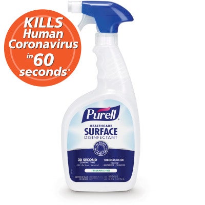 Purell Healthcare Surface Disinfectant Cleaner, 32 Ounce -- 6 per case