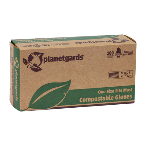 Planetgards Compostable Glove, 100 Count Per Pack -- 4 Per Case