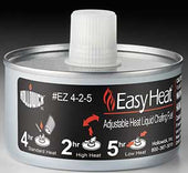 Hollowick Easy Heat 4 2 or 5 Hour Adjustable Heat Liquid Wick Chafing Fuel, 6.5 Ounce Can -- 24 per case.