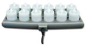 Hollowick Amber Platinum LED Rechargeable Set, 12 x 5.5 x 2.3 inch -- 1 set