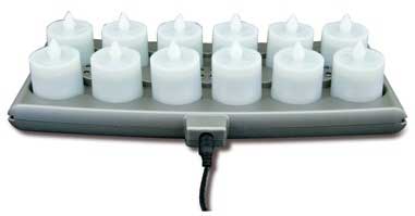 Hollowick Amber Platinum LED Rechargeable Set, 12 x 5.5 x 2.3 inch -- 1 set