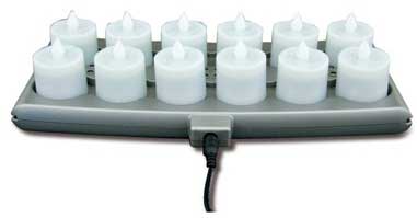 Hollowick Candlelight Platinum Plus LED Rechargeable Set, 12 x 5.5 x 2.3 inch -- 1 set