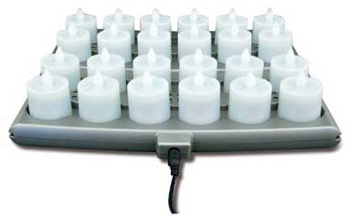 Hollowick Candlelight Platinum Plus LED Rechargeable Set, 12 x 10 x 2.3 inch -- 1 set