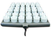 Hollowick Amber Platinum Plus LED Rechargeable Set, 12 x 14.7 x 2.3 inch -- 1 set