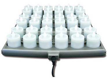 Hollowick Amber Platinum Plus LED Rechargeable Set, 12 x 14.7 x 2.3 inch -- 1 set