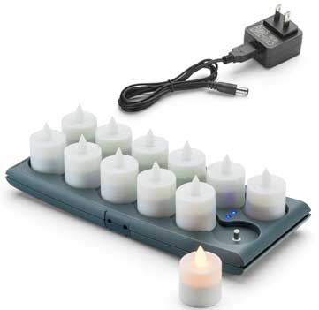 Hollowick V12 Value System Flameless Rechargeable Set -- 1 set