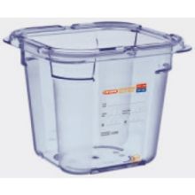 Araven BPA Free GN 1/6 Transparent Airtight Food Box, 2.2 Quart -- 6 per case.