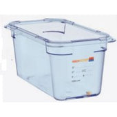 Araven BPA Free GN 1/3 Transparent Airtight Food Box, 5.7 Quart -- 6 per case.