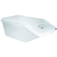 Araven Transparent GN 1/1 Ingredient Bin, 6 Gallon -- 6 per case.