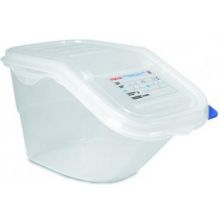 Araven Transparent GN 1/3 Ingredient Bin, 1 Gallon -- 6 per case.
