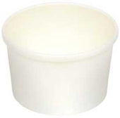 Inno-Pak White Soup Cup, 8 Ounce -- 500 per case