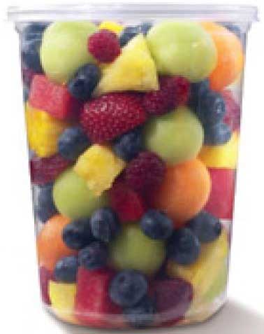 Fabri-Kal Pro-Kal Clear Microwaveable Deli Container, 6 Ounce - 50 count per pack -- 10 packs per case