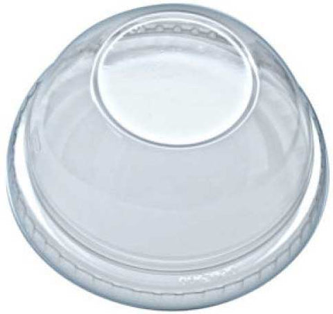 Fabri-Kal Clear Dome Lid Only - 100 count per pack -- 10 packs per case