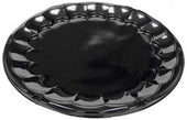 Pactiv Black Plastic Flat Tray, 16 inch -- 50 per case