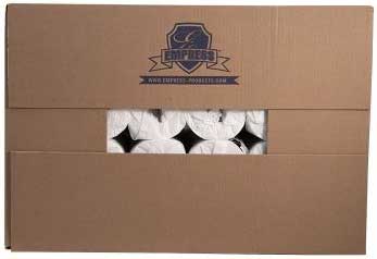 Empress Premium Virgin 2 Ply White Bath Tissue, 4.25 x 3.25 inch -- 96 per case