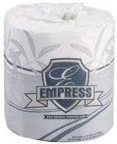 Empress Premium Virgin 2 Ply White Bath Tissue, 4.25 x 3.25 inch -- 96 per case