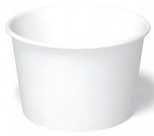 Graphic Packaging White Food Container, 10 Ounce - 50 count per pack -- 20 packs per case