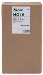 Nova White Heavy Weight Freezer Paper, 15 inch x 1100 feet -- 1 roll
