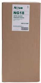 Nova White Heavy Weight Freezer Paper, 18 inch x 1100 feet -- 1 roll