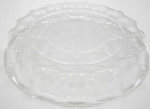 Pactiv SmartLock Clear Dome Lid for 18 inch Plastic Tray -- 50 per case