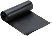 Performance Plus Black 2.0 Mil Low Density Interleaved Can Liner, 33 x 39 inch - 10 per roll -- 10 rolls per case