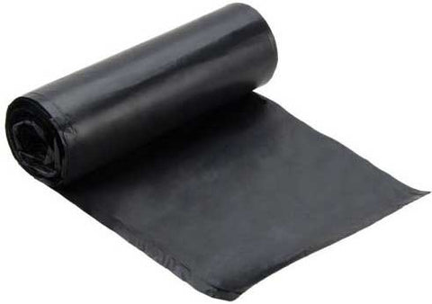 Performance Plus Black 2.0 Mil Low Density Interleaved Can Liner, 38 x 58 inch - 10 per roll -- 10 rolls per case