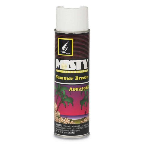 Misty Summer Breeze Handheld Air Deodorizer, 10 Ounce Aerosol Spray -- 12 per case