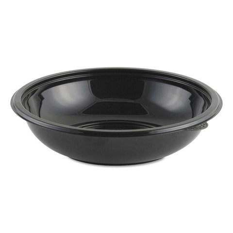 Anchor Packaging Black Round Crystal Classic Salad Bowl, 32 Ounce -- 300 per case