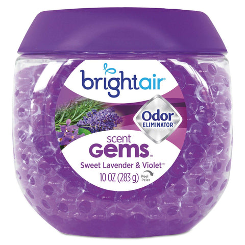 Bright Air Sweet Lavender and Violet Scent Gems Odor Eliminator, 10 Ounce