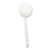 Boardwalk White Toilet Bowl Mop, 12 x 12 inch