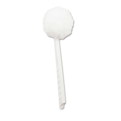 Boardwalk White Toilet Bowl Mop, 12 x 12 inch