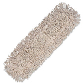 Boardwalk White Cotton Dust Mop Head, 24 x 3 inch
