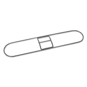 Boardwalk Zinc Plated Clip On Dust Mop Frame, 18 inch Width x 5 inch Depth
