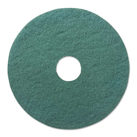Boardwalk Green Heavy Duty Scrubbing Floor Pads, 13 inch Diameter -- 5 per case
