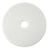 Boardwalk White Polishing Floor Pads, 19 inch Diameter -- 5 per case