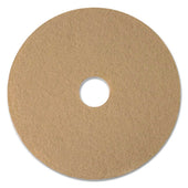 Boardwalk Tan Burnishing Floor Pads, 20 inch Diameter -- 5 per case