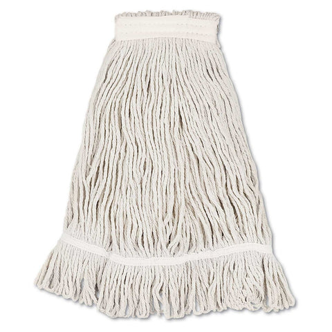 Boardwalk White Value Standard Cotton Number 32 Loop Web Tailband Mop Head -- 12 per case